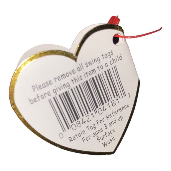 Ty Beanie Baby Puffin Puffer Plush Toy - Black/White/Red - 1997 Collectible W/ T - Picture 7 of 9